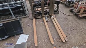 Forklift tine spreaders - 2