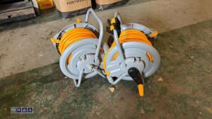 2 x TITAN 25m hose reels