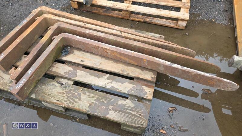 Pair of forklift tines