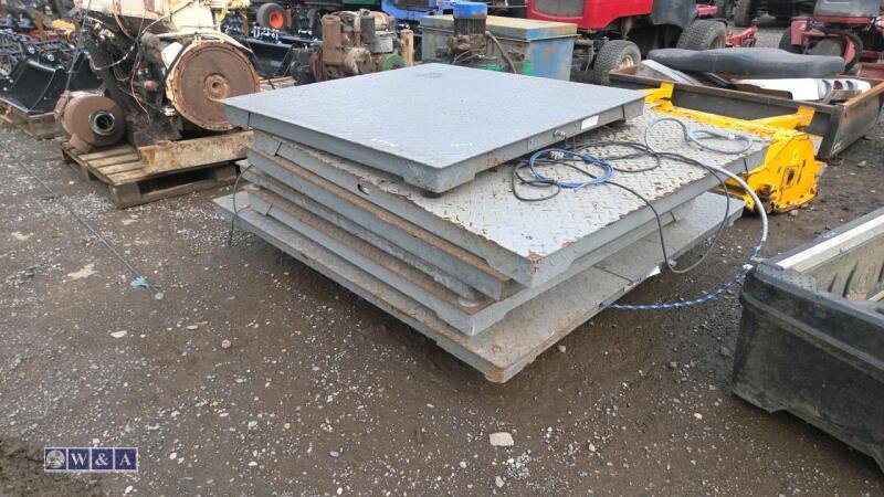 6 x weigh bridge plates