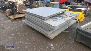 6 x weigh bridge plates