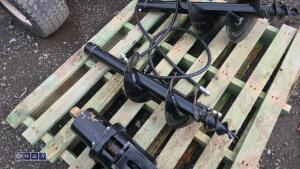 Hydraulic machine auger, 2 x flights & lines - 5
