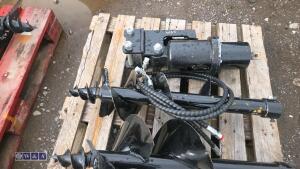 Hydraulic machine auger, 2 x flights & lines (25mm pins) - 5