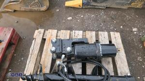 Hydraulic machine auger, 2 x flights & lines (25mm pins) - 6