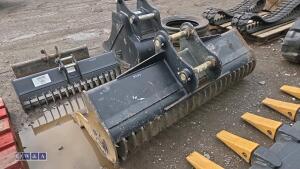 60'' riddle bucket to suit 7-9t excavator (45mm pins) - 2