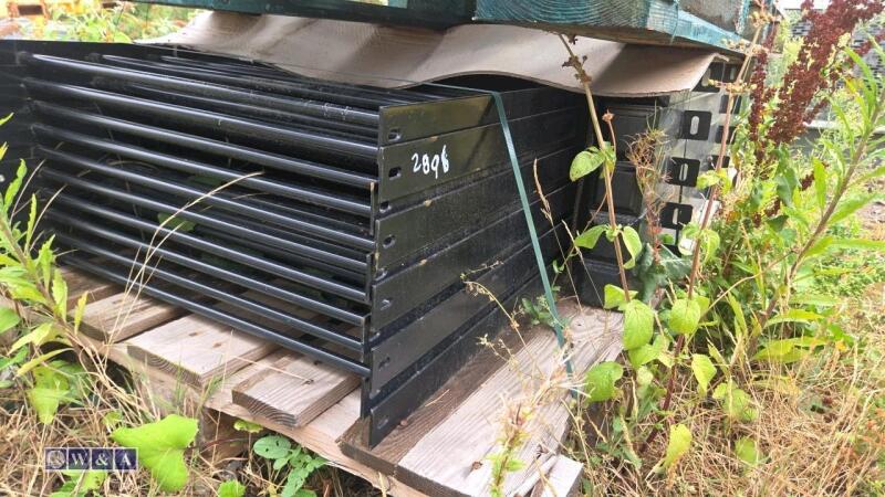 Bow top fencing (approx 10 x 2m x 1m panels, 11 x post & fixings)