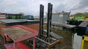 Pallet of forklift cable stands - 2