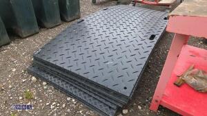 Quantity of ground protection mats - 3