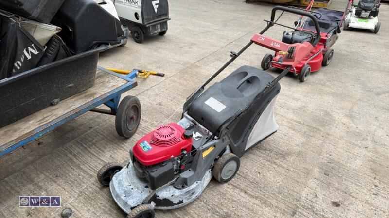 HONDA petrol rotary mower c/w collection box