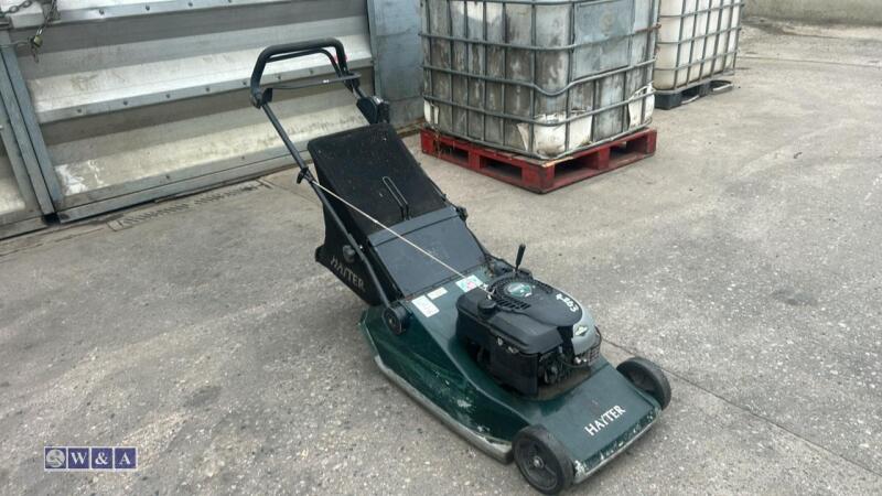 HAYTER HARRIER 48 petrol rotary mower c/w collection box