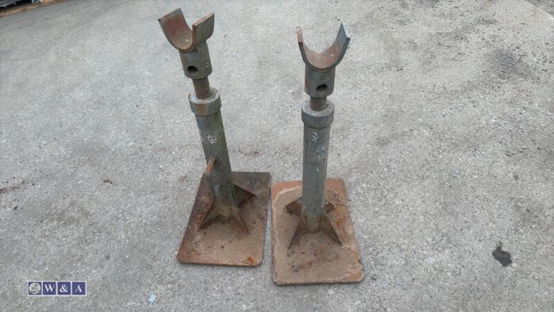 2 x cable drum stands