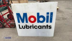 MOBIL lubricants sign