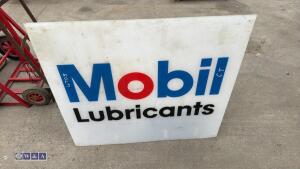 MOBIL lubricants sign - 2