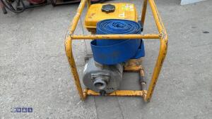 ROBIN petrol water pump c/w lay flat hose - 5