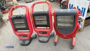 3 x ELITE 110v heaters (549)(717)(111)