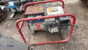 Petrol 2.7kva dual volt generator - 3