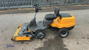 2016 STIGA PARK 120 petrol out front mower c/w Combi 85 quick flip deck (s/n 160429075Z) - 2