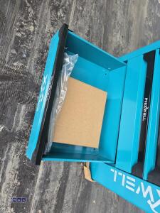 PHIXWELL 7-drawer tool box c/w tools (blue) - 3
