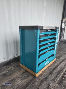 PHIXWELL 7-drawer tool box c/w tools (blue) - 6