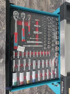 PHIXWELL 7-drawer tool box c/w tools (blue) - 5
