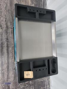 PHIXWELL 7-drawer tool box c/w tools (blue) - 7