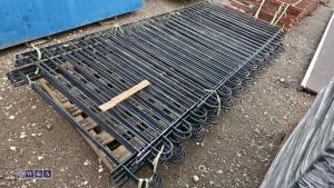 Bow top iron railings - 2