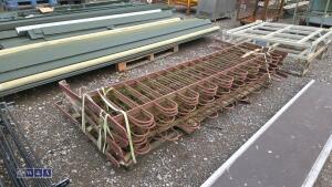 Bow top iron railings - 2
