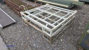 2 x metal tank stands - 3