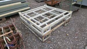 2 x metal tank stands - 4