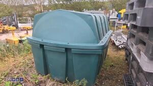 2500ltr bunded plastic fuel tank c/w delivery hose - 4