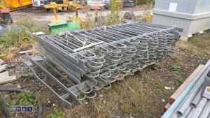 Bow top iron railings - 4