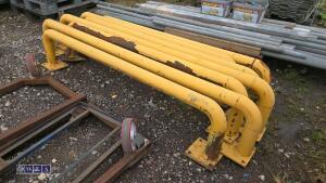 7 x bolt down crash barriers