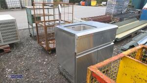 Stainless steel single sink unit - 2