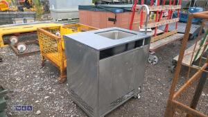 Stainless steel single sink unit - 4