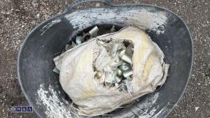 Bucket of Herras fencing clips