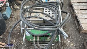JCB BEAVER petrol hydraulic power pack c/w hose - 2