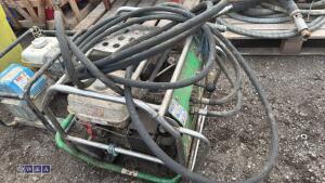 JCB BEAVER petrol hydraulic power pack c/w hose - 3