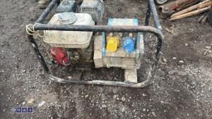 STEPHILL petrol 2.7kva dual volt generator