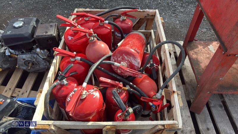 Quantity of fire extinguishers