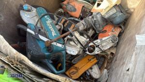Quantity of power tool spares including stone saws, breakers etc - 6