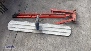 Manual concrete float head & 2 x handles