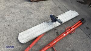 Manual concrete float head & 2 x handles - 3