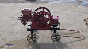 ASSOCIATED MANUFACTURING Co Chore Boy Line Mule Team 3hp stationary engine (s/n 505475) - 6