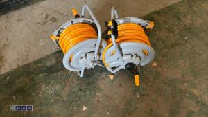 2 x TITAN 25m hose reels - 4