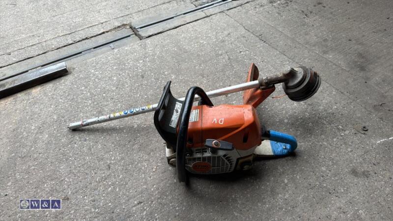STIHL MS462C petrol chainsaw (no bar) & STIHL strimmer head