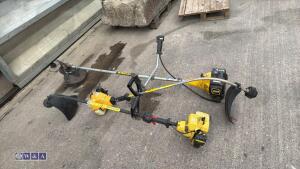 3 x MCCULLOCH petrol strimmers - 3