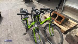 2 x BERGAMONT electric bikes (green) - 2