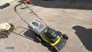 RYOBI petrol rotary mower c/w collection box