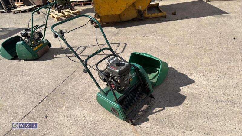 SUFFOLK PUNCH 14SK petrol scarifier c/w collection box