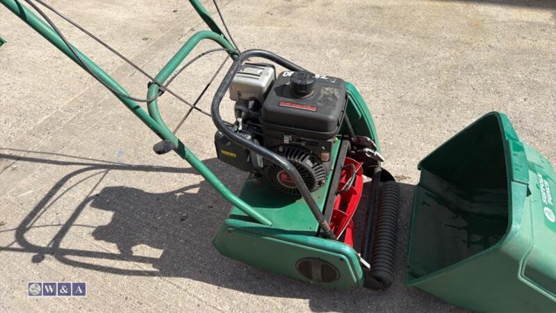 SUFFOLK PUNCH petrol cylinder mower c/w collection box